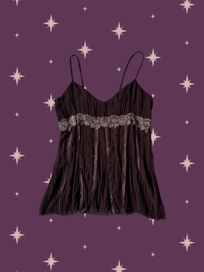 Blusa fairy marrón